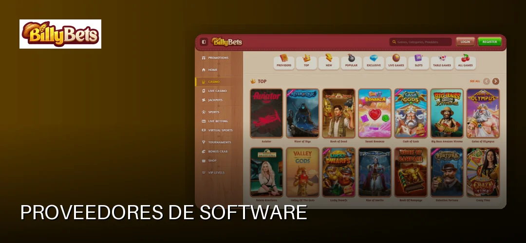 Proveedores de software